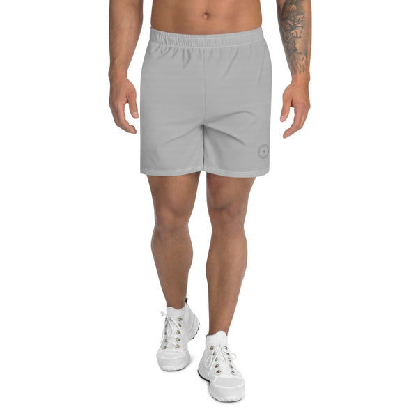 Micro Cube Athletic Shorts: Grey