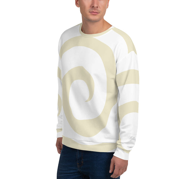 Frazzled Sweatshirt: White