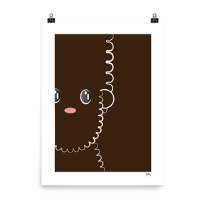 Choco Muppet 18x24 w/o Frame: Chocolate