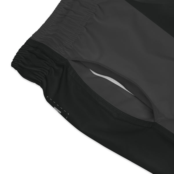 Big Strip Swim Trunk: Black