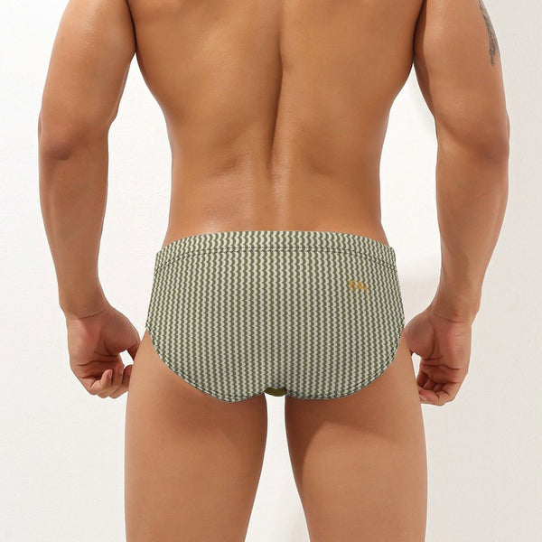 Wave Speedo: Olive / Gold