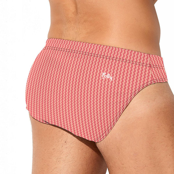 Wave Speedo: Coral / Gold