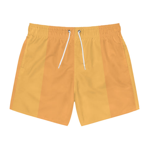 Big Stripe Swim Trunk: Gold