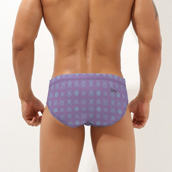 8 Bit Bugs Speedo: Washed Purple / Ice