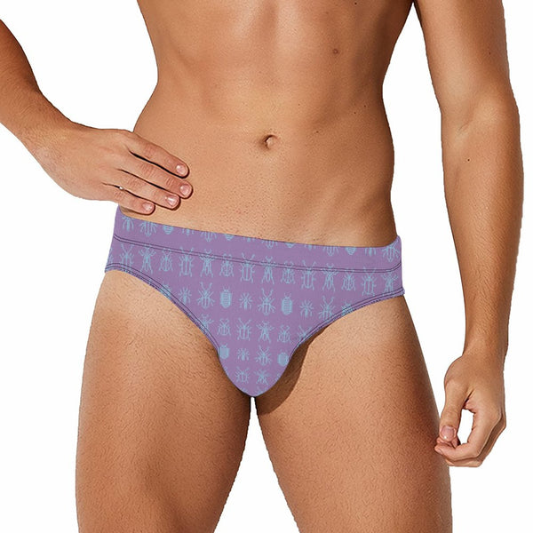 8 Bit Bugs Speedo; Washed Purple / Ice