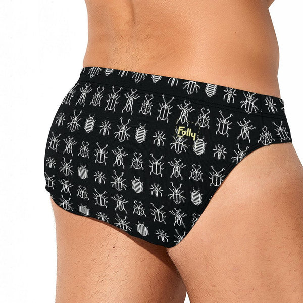 8 Bit Bugs Speedo: Black / White