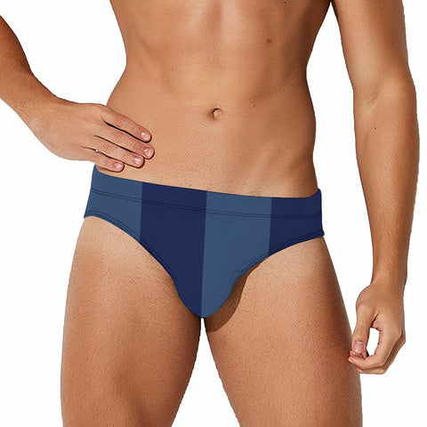 Big Stripe Speedo: Navy