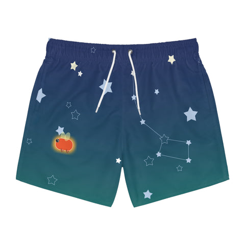 Stars & Fireflies Swim Trunks: Navy / Forest