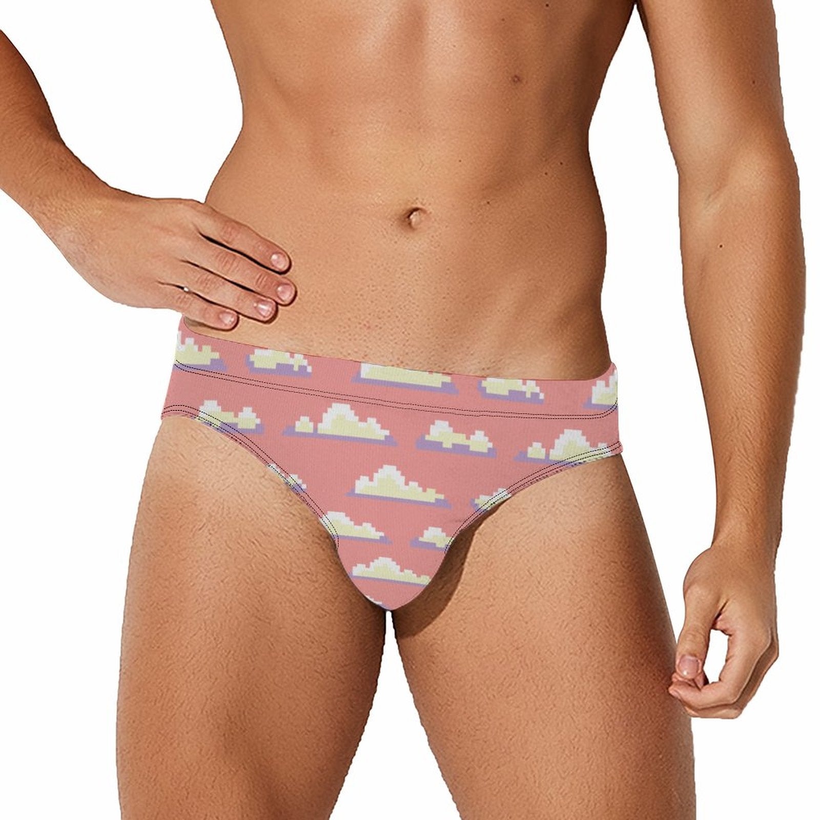 8 Bit Clouds Speedo: Sunset