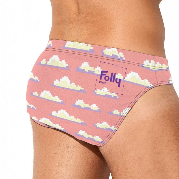 8 Bit Clouds Speedo: Sunset