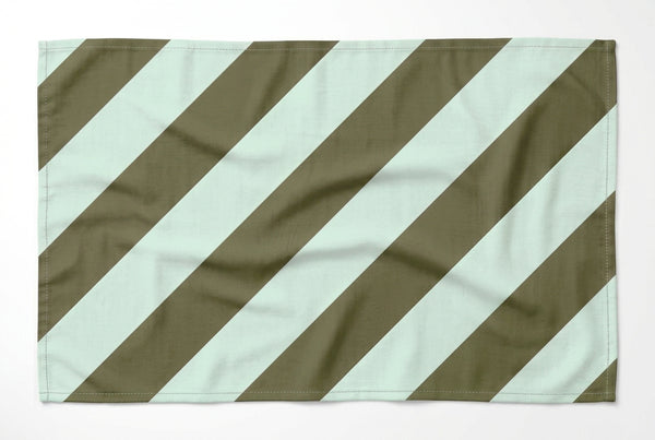 Big Stripe Sarong: Olive / Mint