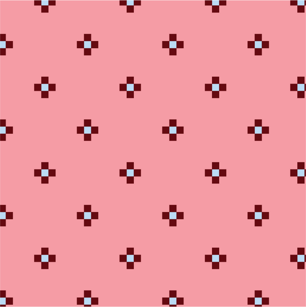 Pixel Star Bandeau Bikini Top: Primrose