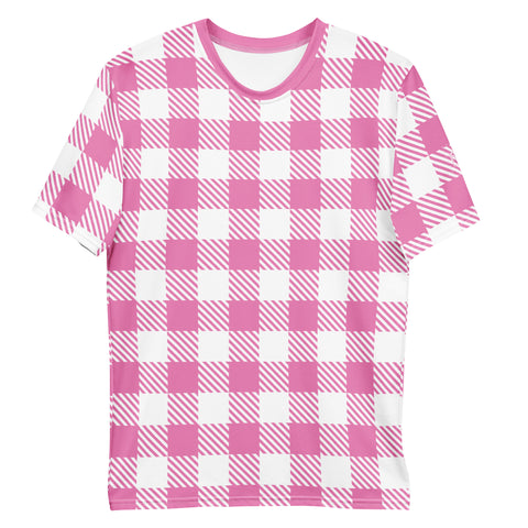 B____ Camiseta cuadros rosa: Rosa