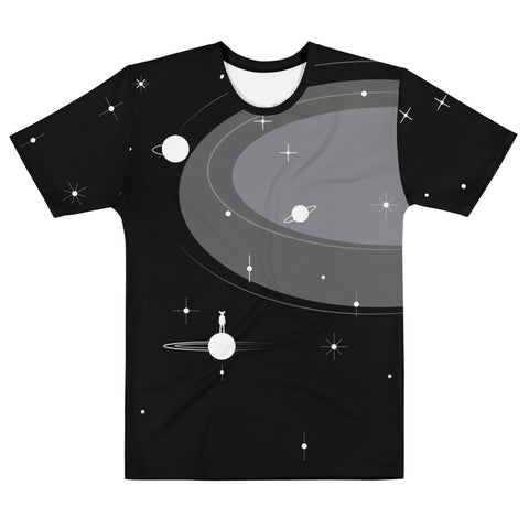 T-shirt Cochon sur Uranus : Noir