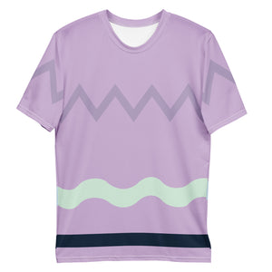 Brainwaves Tee: Pale Grape