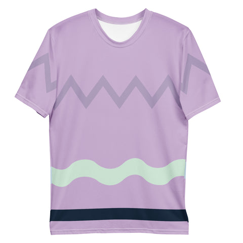 Brainwaves Tee: Pale Grape