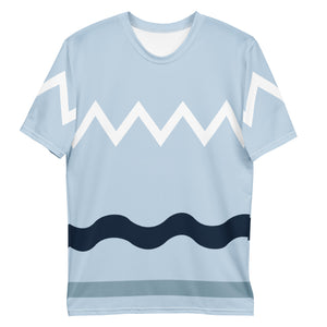 Brainwaves Tee: Blue