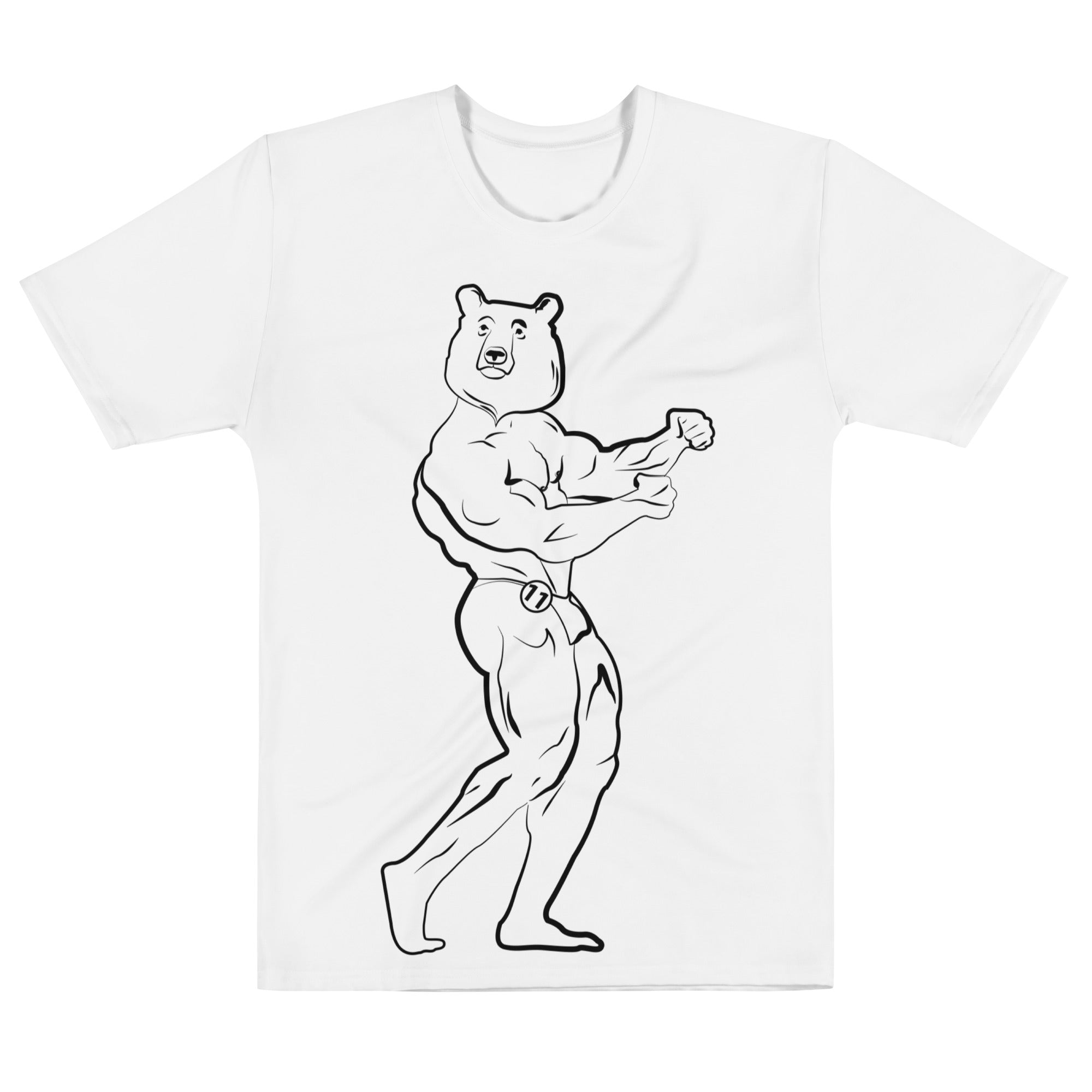 Muscle Bear T-shirt: White