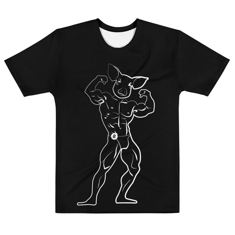 Muscle Pig T-shirt: Black