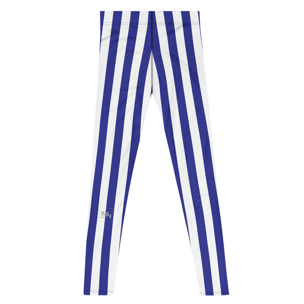 Leggings de rayas grandes: azul