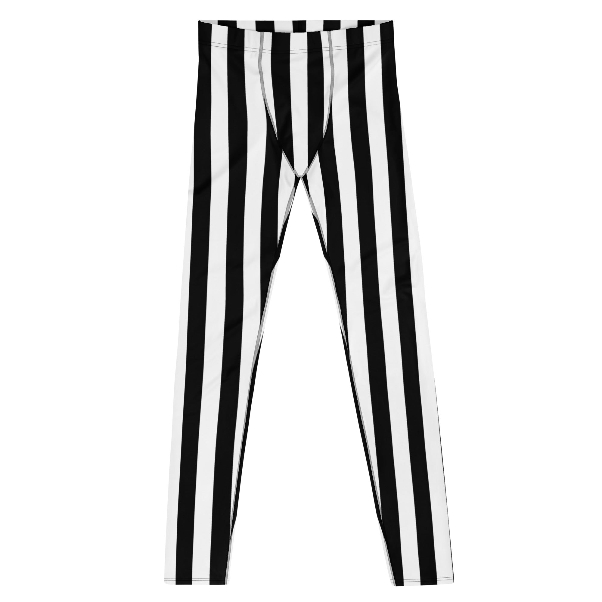 Big Stripe Leggings: Black