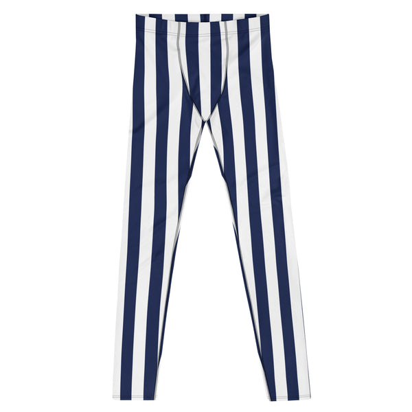 Legging à grandes rayures : bleu marine