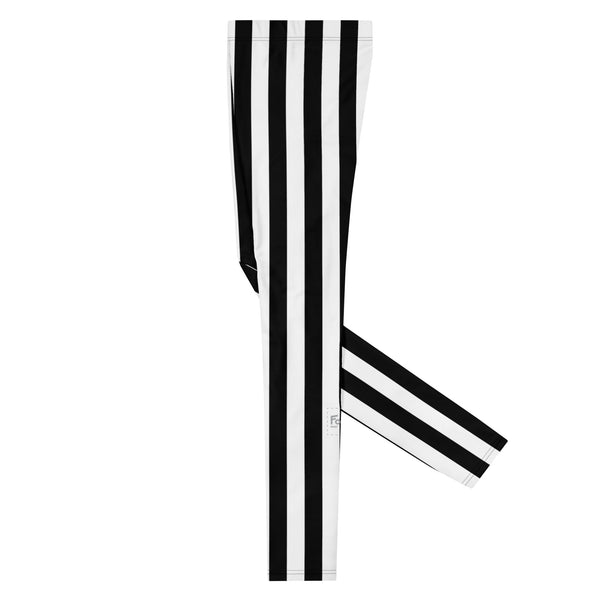 Big Stripe Leggings: Black