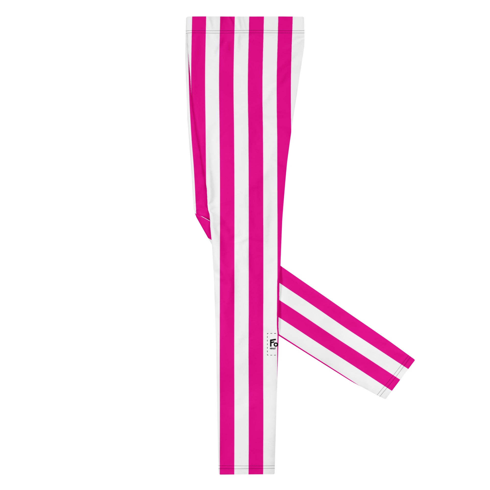 Big Stripe Leggings: Fuchsia