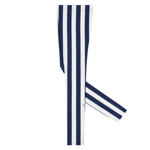 Big Stripe Leggings: Navy