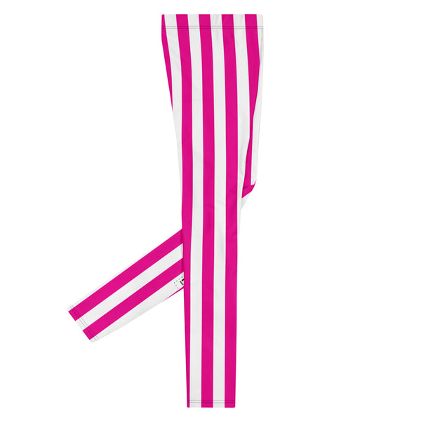 Big Stripe Leggings: Fuchsia