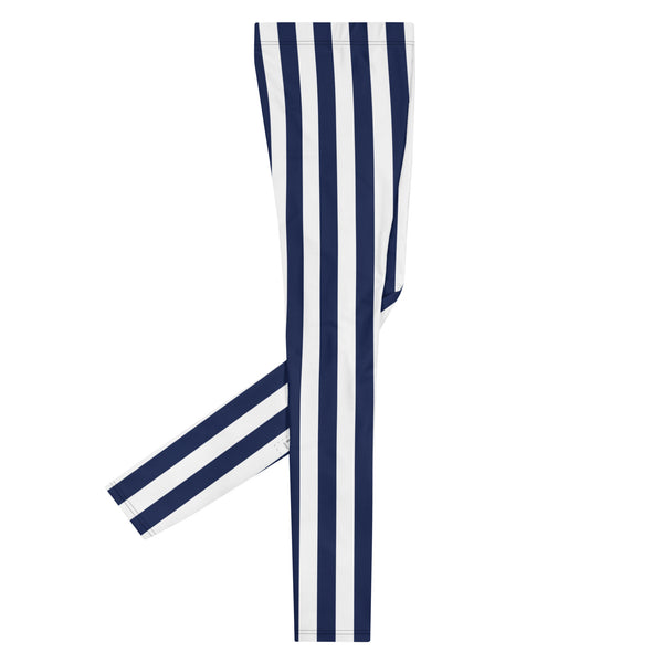 Legging à grandes rayures : bleu marine