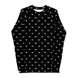 Meats Long Sleeve Athletic T-shirt: Black