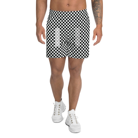 Pantalones cortos Checker Glitch: Negro