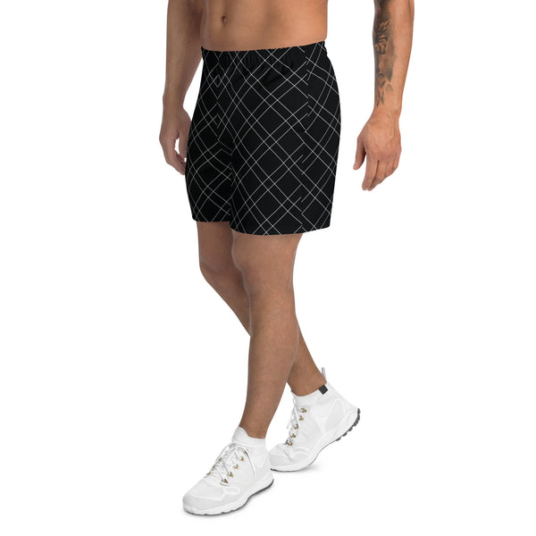 Pantalones cortos deportivos a cuadros X-Ray: negro