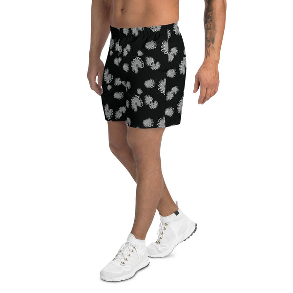 Flower Shorts: Black