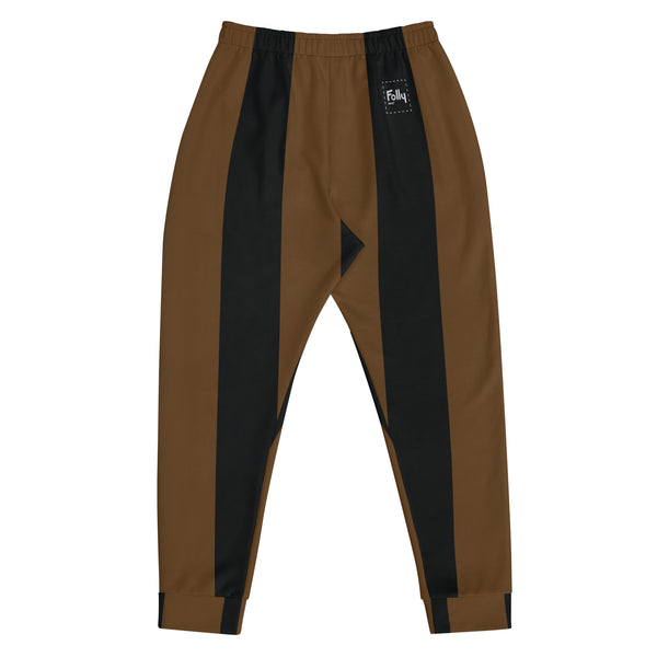 Pantalon de jogging Choco Big Stripe : marron/noir