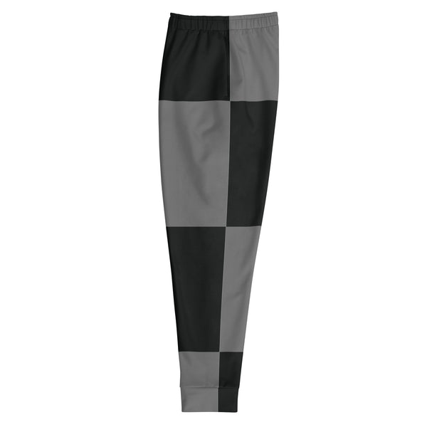 Big Check Jogger: Black & White