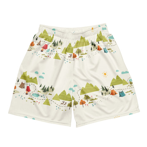 Map to Camp Mesh Shorts: Cream