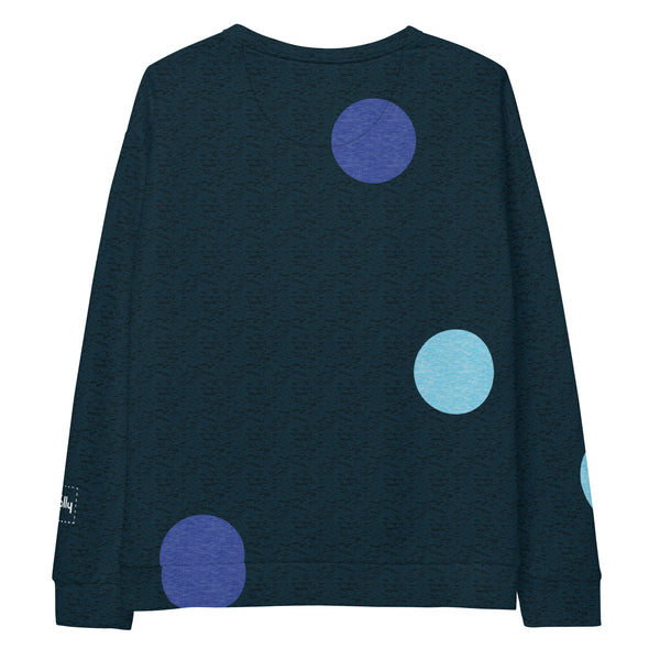 Sweat-shirt à pois : Digital Navy