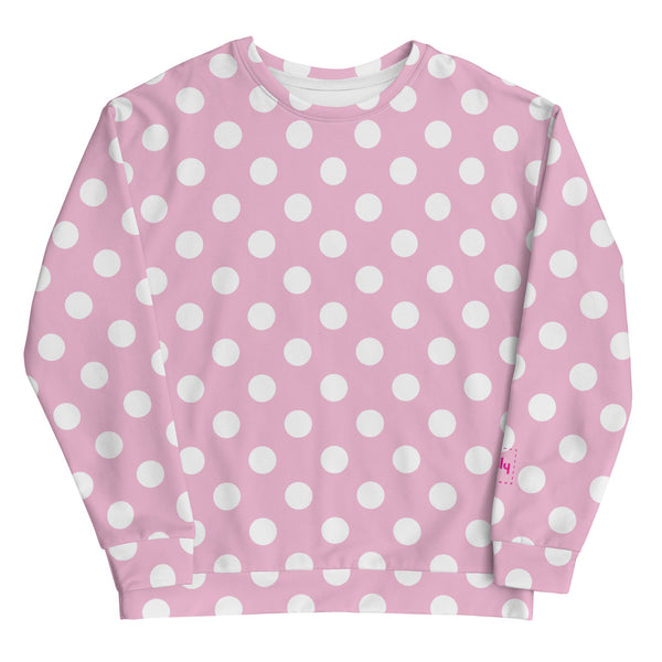 Sweat-shirt à pois roses B____ : rose clair