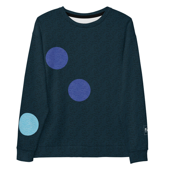 Sweat-shirt à pois : Digital Navy