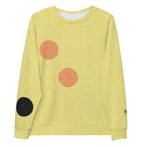 Sweat-shirt à pois : jaune numérique