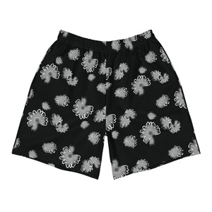 Short fleuri : noir