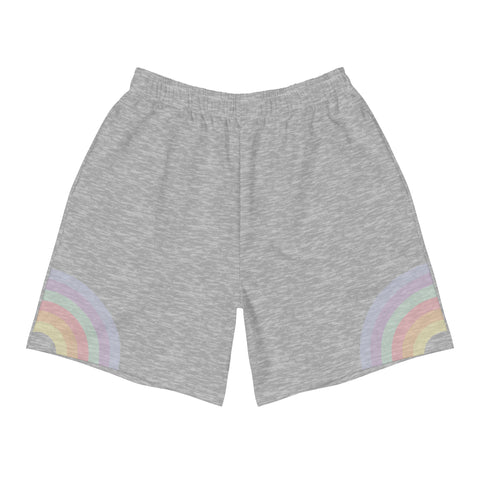 Digi Rainbow Shorts: Grey Heather