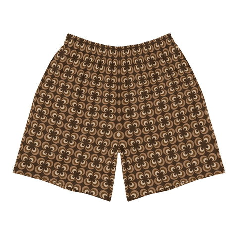 Choco Love Athletic Shorts: Chocolate