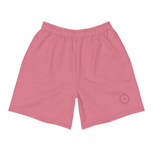 Micro Cube Athletic Shorts: Faded Red