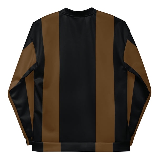 Choco Big Stripe Bomber Jacket