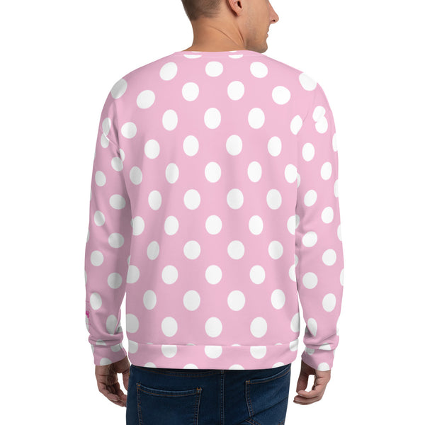 B____ Pink Dot Sweatshirt: Lt Pink