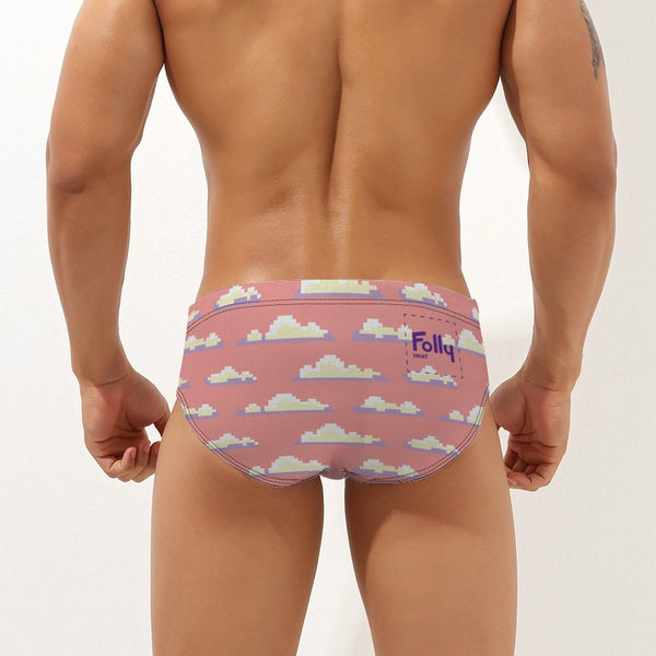 8 Bit Clouds Speedo: Sunset