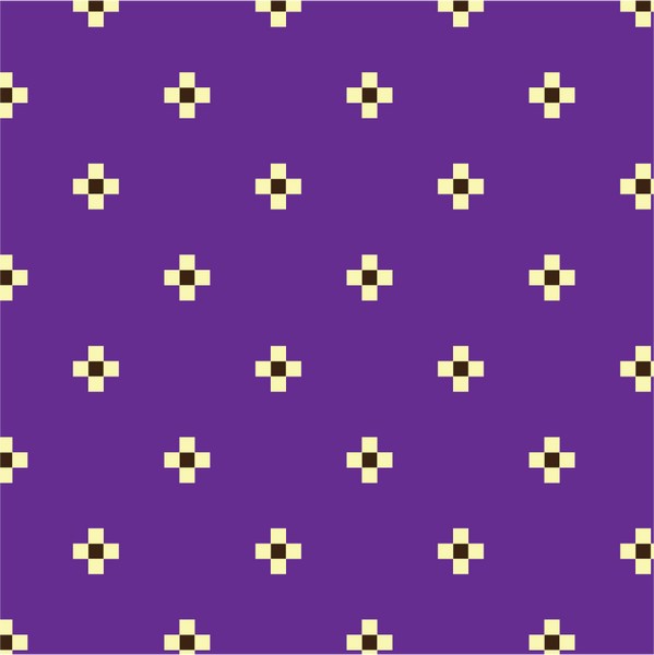 Pixel Star Bandeau Bikini Top: Grape